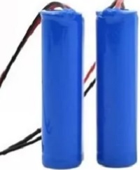 BATERIA DE LITIO RECARGABLE 18650  DE 1200MAH  CON CABLE  3.7V.