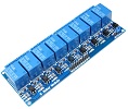 MODELO RELEVADOR DE CORRIENTE RELAY DE 8 CANALES OPTOACOPLADO