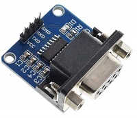 MÓDULO CONVERTIDOR DE PUERTO SERIE MAX3232 RS232 A TTL CONECTOR DB9 MAX232