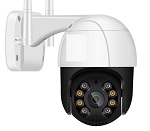 CÁMARA IP PTZ 1080P, INTELIGENCIA ARTIFICIAL PARA DETECCIÓN DE MOVIMIENTO HUMANOIDE, LUZ LED DE 30 METROS, AUDIO DOBLE VÍA