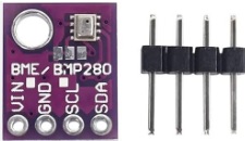 MÓDULO SENSOR DE PRESIÓN ATMOSFÉRICA DE ALTA PRECISIÓN DE 5V BMP280, SENSOR DE HUMEDAD Y TEMPERATURA BAROMÉTRICA DIGITAL.