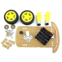 CHASIS CON 4 RUEDA DE MOTOR, MOTOR DE ENGRANAJE TIPO T DE DOBLE  EJE DE 3-6V, COMPATIBLE CON NEUMÁTICOS ELÉCTRICOS PARA ARDUINO ROBOT, MODELO DE COCHE INTELIGENTE, BRICOLAJE.