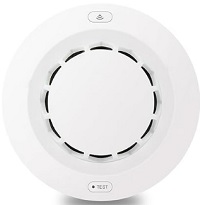 DETECTOR DE HUMO INTELIGENTE WIFI, FUNCIONA CON  LAS APP TUYA, ALEXA , SMART LIFE, ELIMINA FALSAS ALARMAS,MONITOREO REMOTO Y  RANGO DE DETECCION 20MTRS