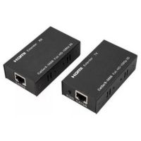 ADAPATADOR HDMI RJ45 60 METROS CABLE 5E 100 COBRE