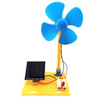2 IN 1 SOLAR AND WIND ENERGY POWERED FAN MODEL DIY KIT SCIENCE EXPERIMENT TOYS FOR CHILDREN HAND-ASSEMBLED EDUCATION GIFT