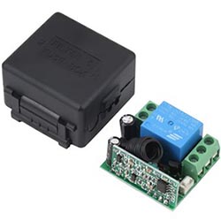 RELÉ RECEPTOR INALÁMBRICO CON CONTROL REMOTO