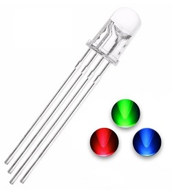 BOMBILLO LED 5MM RGB