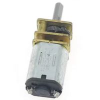 MINI N20 300 RPM MOTOR DE ENGRANAJES DC 3V-12V DE VELOCIDAD LENTA REDUCTOR DE ENGRANAJES DE CAJA DE ENGRANAJES DE METAL COMPLETO MOTOR ELÉCTRICO GRAN TORQUE DIY TOY ROBOT