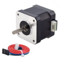 MOTOR NEMA 17 -STEPPER MOTOR, 17HS4401 2 PHASE STEP MOTOR BIPOLAR 1.5A 59.5OZ.IN(42NCM) 42X42X38MM 4-WIRE