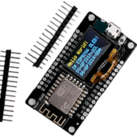 PLACA DE DESARROLLO NODEMCU ESP8266 CON PANTALLA OLED DE 0,96 PULGADAS, CONTROLADOR CH340, MODULO INALAMBRICO WIFI ESP12E Y MICRO USB TIPO C, FUNCIONA MUY BIEN PARA PROGRAMACION DE ARDUINO IDE / MICRO