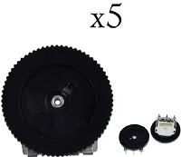 POTENCIOMETRO DE DOBLE ENGRANAJE RESISTENCIA DE 50K