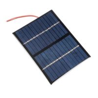 PANEL SOLAR 3V  120 MA 0.4 W POLICRISTALINO 115MM X 90 MM CON CABLE