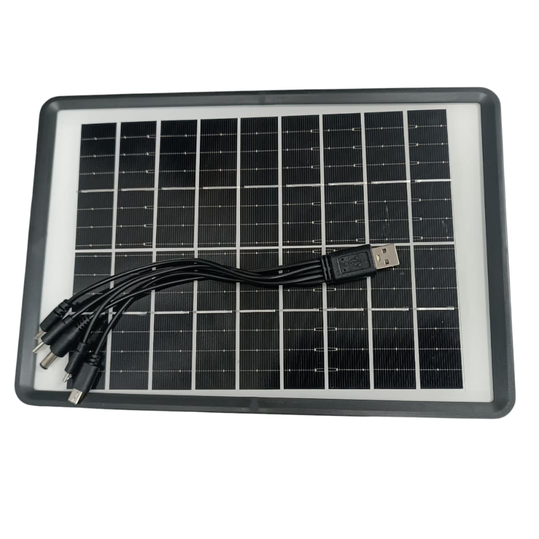 PANEL SOLAR PARA ARDUINO,ESP RASPERRY 5V 6W CON MULTIPLES PUNTAS