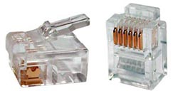 CONECTOR RJ45  MACHO PARA PRENSAR