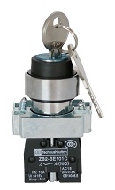 SELECTOR DE 2 POSICIONES CON LLAVE PARA TABLEROS ELECTRICOS