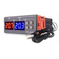 TERMOSTATO CONTROLADOR DOBLE 2 DISPLAY 2 RLEAY INDEPENDIENTES 2 SONDAS TEMPERATURA 110-220V