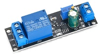 INTERRUPTOR DE TEMPORIZADOR NE555, MÓDULO DE RELÉ DE RETARDO DE TIEMPO AJUSTABLE, PROTECTOR DE RELÉ DE RETARDO DC 5V / 12V