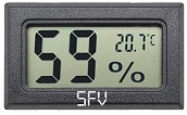 TERMOSTATO HIGRÓMETRO CON SONDA EXTERNA,N BATERIAS, ALIMENTACIÓN CON BATERÍAS DE BOTÓN