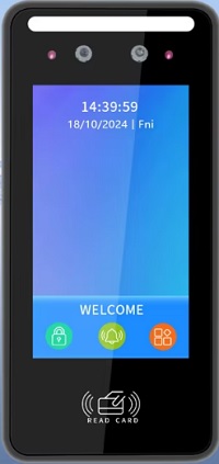 CONTROL DE ACCESO Y ASISTENCIA CON RECONOCIMIENTO FACIAL DINÁMICO, PANTALLA TACTIL, CAMARA BINOCULAR  CON RECONOCIMIENTO HASTA  1000 CARAS,1000 TARJETAS RFID  FRECUENCA 13,56 MKZ. 1000 CONTRASEÑAS.