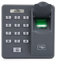 DISPOSITIVO DE CONTROL DE ACCESO, CON CAPACIDAD DE 500 HUELLAS DACTILARES, 500 TARJETAS Y OCHO GRUPOS DE CONTRASEÑAS, FUNCIONA CON ENTRADA DE 12V, CAPACIDAD DE ALARMA, TIMBRE, CONTROL DE ACCESO Y SALI